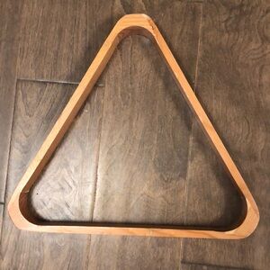 Solid Wood Billiard 8-Ball Triangle Pool Ball Racks